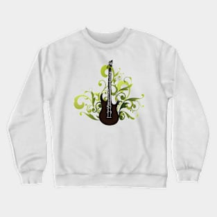 Guitar green life Crewneck Sweatshirt